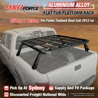 4X4FORCE 150x125cm Heavy Duty Flat Tub Platform Rack for Foton Tunland SYD