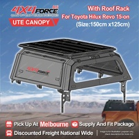 Ute Tub Canopy & 150*125cm Roof Rack Flat Platform for Toyota Hilux Revo SYD