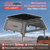 Ute Tub Canopy 150*125 Aluminium Roof Rack Flat Platform for Toyota Hilux SYD