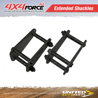 Front or Rear 2" 50mm Lift Extended Shackles for Toyota Landcruiser 60 70 73 75