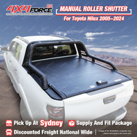 Manual Roller Shutter Cover Retractable Tonneau Lid for Toyota Hilux 05-24 SYD