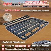 220 x 125cm Roof Rack Flat Platform for Mitsubishi Pajero V97 V98 06-21 MEL