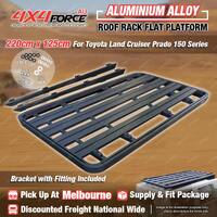 220x125cm Roof Rack Flat Platform & Bracket for Toyota Landcruiser Prado 150 MEL