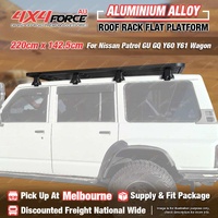 220x142.5 Roof Rack Platform & Brackets Nissan Patrol GU GQ Y60 Y61 Wagon MEL