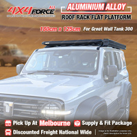 180x125cm Roof Rack Flat Platform & Rail Bracket for Great Wall Tank 300 MEL