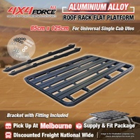 Aluminium 85x125 Roof Rack Flat Platform & Bracket for Universal Single Cab MEL
