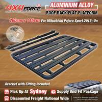 220 x 125cm Roof Rack Flat Platform for Mitsubishi Pajero V97 V98 06-21 SYD