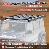 180x125 Roof Rack Platform Light Bar + Gutter Bracket for Suzuki Jimny XL SYD