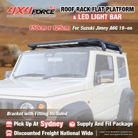 150x125 Roof Rack Platform Light Bar + Brackets for Suzuki Jimny A6G 19-on SYD