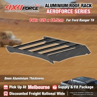 146x126x16.5 AeroForce Aluminium Roof Rack Flat Platform for Ford Ranger T9 MEL
