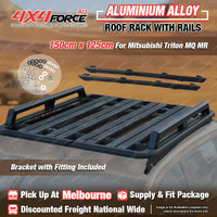 150x125cm Al-Alloy Roof Rack Platform & Rails for Mitsubishi Triton MQ MR MEL