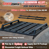 150x125cm Al-Alloy Roof Rack Platform & Rails for Mitsubishi Triton MQ MR SYD