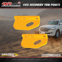 2x 4X4FORCE Recovery Heavy Duty Tow Points for Toyota Landcruiser 200
