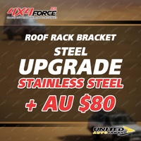 Upgrade to Stainless Steel Roof Rack Bracket - Purchase with 135/150cm Roof Rack