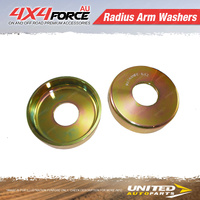 Pair 4X4FORCE Radius Arm Washers for Nissan Patrol GQ GU Y61 with Coil Front