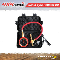 Rapid Tyre Air Deflator Pressure Gauge Valve 70 psi Auto Mechanic Tool 4WD Car