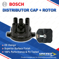 Bosch Distributor Cap + Rotor for Mazda E2000 SKW0E SKX0E 2.0L FE I4 8V 99-03