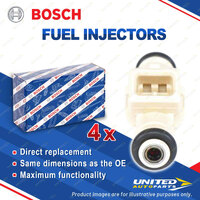 4 x Bosch Fuel Injectors for Ford Mondeo HA HB HC HD HE Focus LR 2.0L EDDB NGA