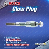 1 x Bosch Glow Plug - 11V Length 101mm Cone Connector type M 4 Cone Pitch 123
