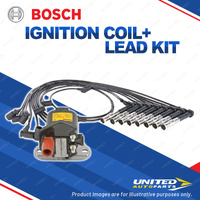 Bosch Ignition Coil+Lead Kit for Mercedes Benz S500 S500C S500L W140 5.0L V8