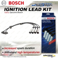 Bosch Ignition Leads for Audi A3 8L1 1.6L 74KW APF AEH Hatchback 09/1996-05/2003