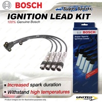Bosch Ignition Leads for Volkswagen Caddy III Golf VI 5K1 Polo V 6R1 6C1 1.2 TSI