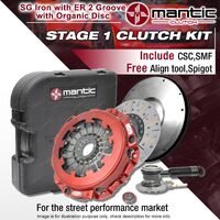 Mantic STAGE 1 Organic Clutch Kit & CSC+SMF for Chevrolet Corvette C7 6 Speed