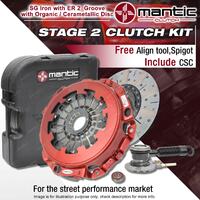 Mantic Organic/Cerametallic Clutch Kit Include CSC for Ford Falcon BA BF XR8 BF