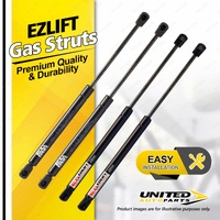 4 Pcs Bonnet + Boot Gas Strut Lift Springs fits Audi A8 D3 4E Quattro 2006-2010