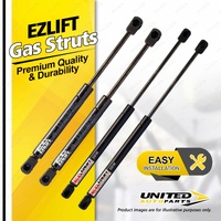 4 Pcs Bonnet + Boot Gas Strut Lift Springs fits Audi TT 8N Roadster 2003-2006