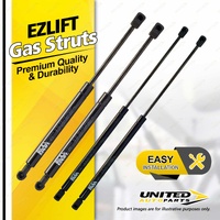 4 Pcs Bonnet + Boot Gas Strut Lift Springs fits Ford Falcon FG XR-6 XR-8 08-11