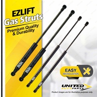 4 Pcs Bonnet + Glass Gas Strut Lift Springs fits Volkswagen Touareg 7L 2004-2011