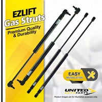 4 Pcs Bonnet + Hard Lid Gas Strut Lift Springs fits Toyota Hilux KUN26R 05-15