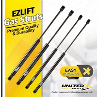 4 Pcs Bonnet + Hatch Gas Strut Lift Springs fits Holden Astra AH Hatchback 04-07
