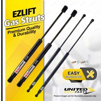 4 Pcs Bonnet + Hatch Gas Lift Struts fits Nissan 300ZX Z31 2 + 2 Non Turbo 84-89