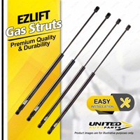 4 Pcs Bonnet + Hatch Gas Lift Struts fits Volkswagen New Beetle Type 9C Spoiler