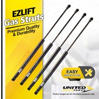 4 x Bonnet+Hatch Gas Struts fits Volkswagen Golf Type4 1J R32 OEM Opening Height