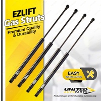 4x Bonnet+Hatch Gas Struts fits Volkswagen Golf Type4 1J R32 Reduced Opening Opt