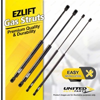 4 Pcs Bonnet + Hatch Gas Lift Struts fits Volkswagen Golf Type5 1K R32 2004-2010