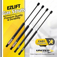4 x Bonnet + Lift Gas Lift Struts fits Audi Q7 4L 3.0 4.2 6.0 No Power Lift Gate
