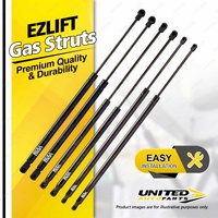 6 Pcs Bonnet+Lift+Glass Gas Struts fits Jeep Grand Cherokee WK No Power Liftgate