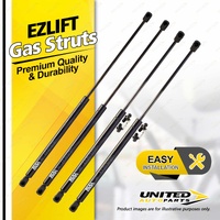 4 Pcs Bonnet + Tailgate Gas Lift Struts fits Ford Falcon AU I II III Wagon 98-02