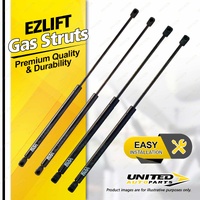 4 Pcs Bonnet + Tailgate Gas Lift Struts fits Ford Falcon BA BAII BF BFII BFIII