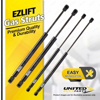 4 x Bonnet + Tailgate Gas Strut Lift Springs fits Nissan Murano Z51 Wagon 09-On