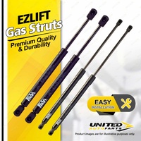 4 Pcs Bonnet + Tailgate Gas Strut Lift Springs fits Ssangyong Rexton Y200 06-17