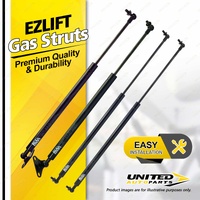 4 x Bonnet + Tailgate Gas Strut Lift Springs fits Toyota Landcruiser VDJ UZJ 200