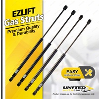 4 x Bonnet + Tailgate Gas Lift Struts fits Toyota Lexcen VN VP VR VS Wagon 89-95