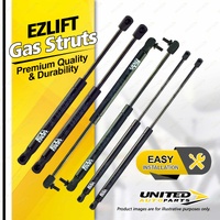 6 Pcs Bonnet + Tailgate + Glass Gas Lift Struts fits Ssangyong Rexton Y200 03-06