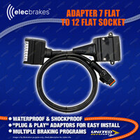 Elecbrakes Plug and Play Adapter 7 Flat to 12 Flat Socket A7-12 Premium Quality