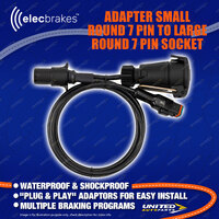 Elecbrakes Plug and Play Adapter Small Round 7 pin to Large Round 7 Pin
socket